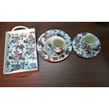 Eco Bamboo Fiber Tableware Combination Series with Print (BC-CS1024)